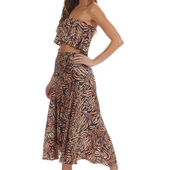 Tori Praver Tiger Skirt Set NWT - Picture 4 of 7